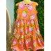 VESTIDO LARANJA FLOR